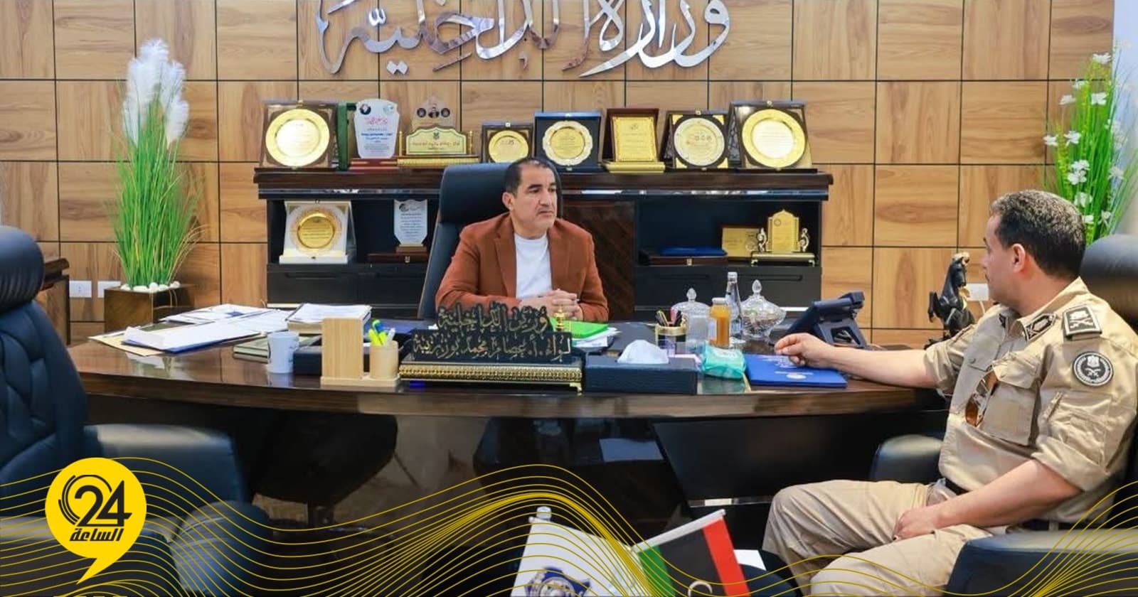 أبوبزريبة يشيد بجهود مديرية أمن المرج في تعزيز استقرار المدينة