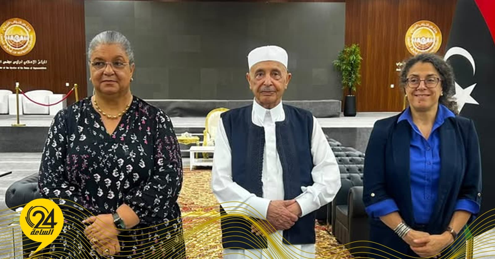 Aqeela Discusses with Titeh and Khoury the End of the Current Political Crisis