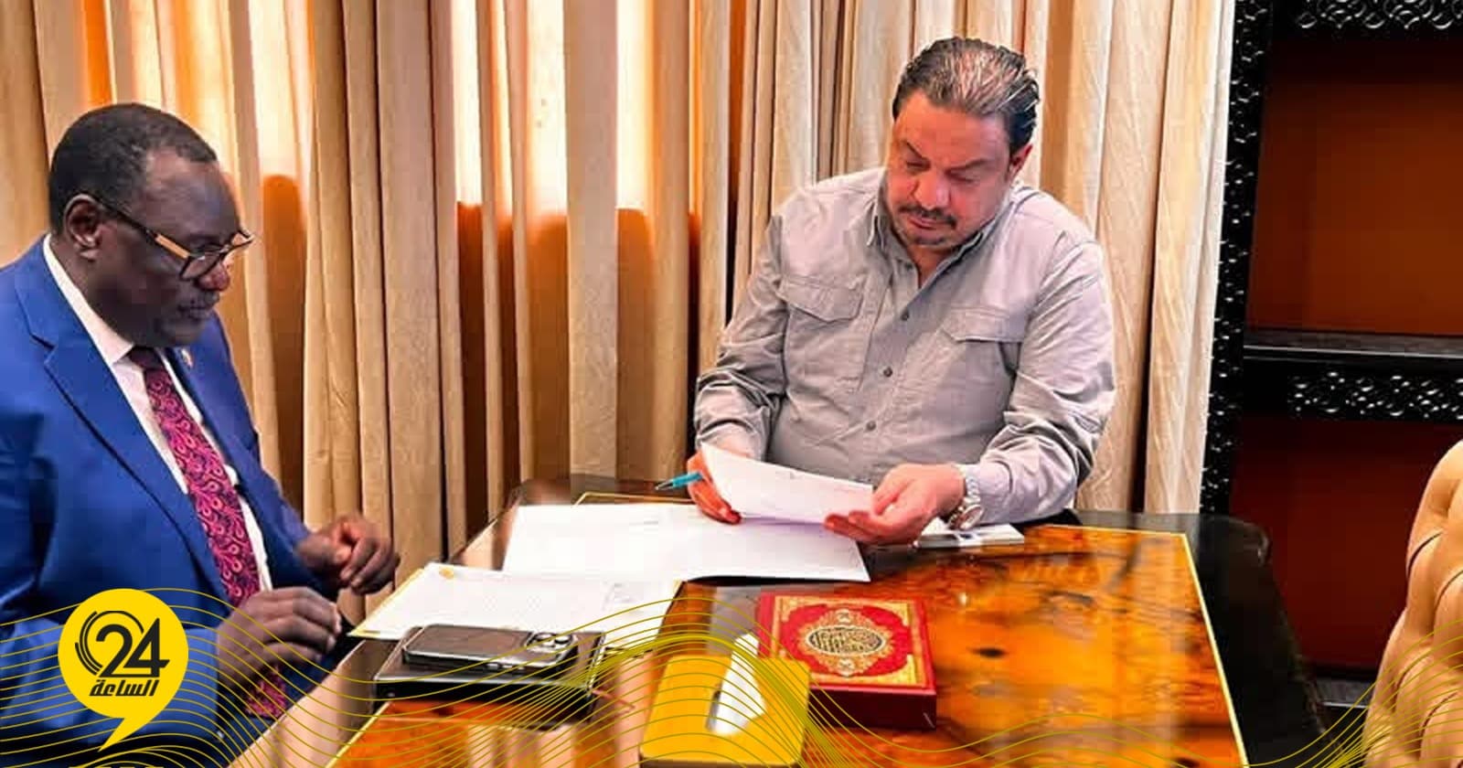 Al-Khafifi Meets Chadian Consul on Migrant Deportation