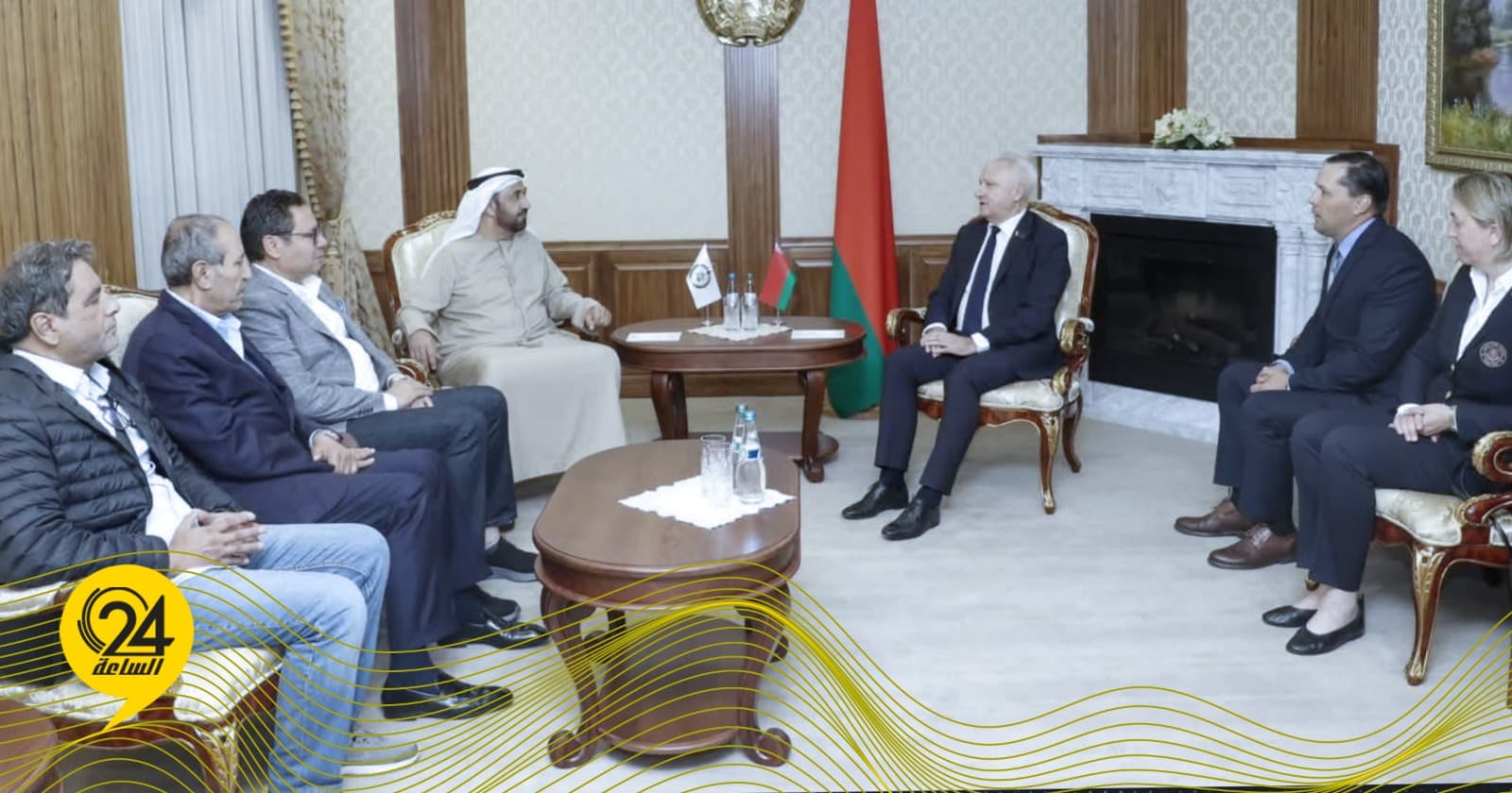 نصية تلتقي برئيس البرلمان العربي في بيلاروسيا