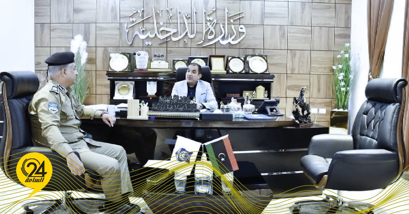 أبو زريبة يراقب الاستعدادات لمعرض ليبيا الرقمية