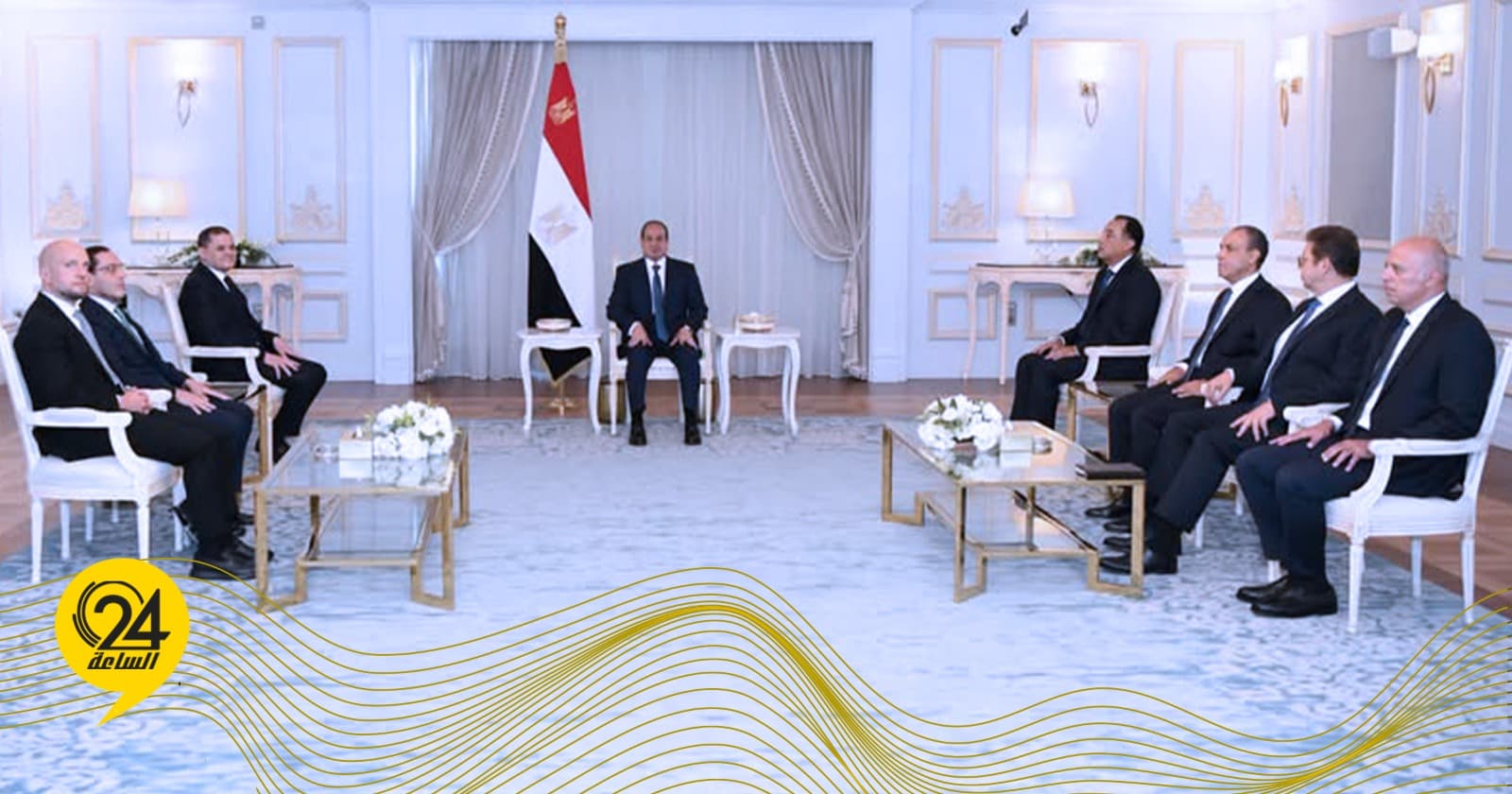 Al-Dabiba Meets Sisi on Cooperation