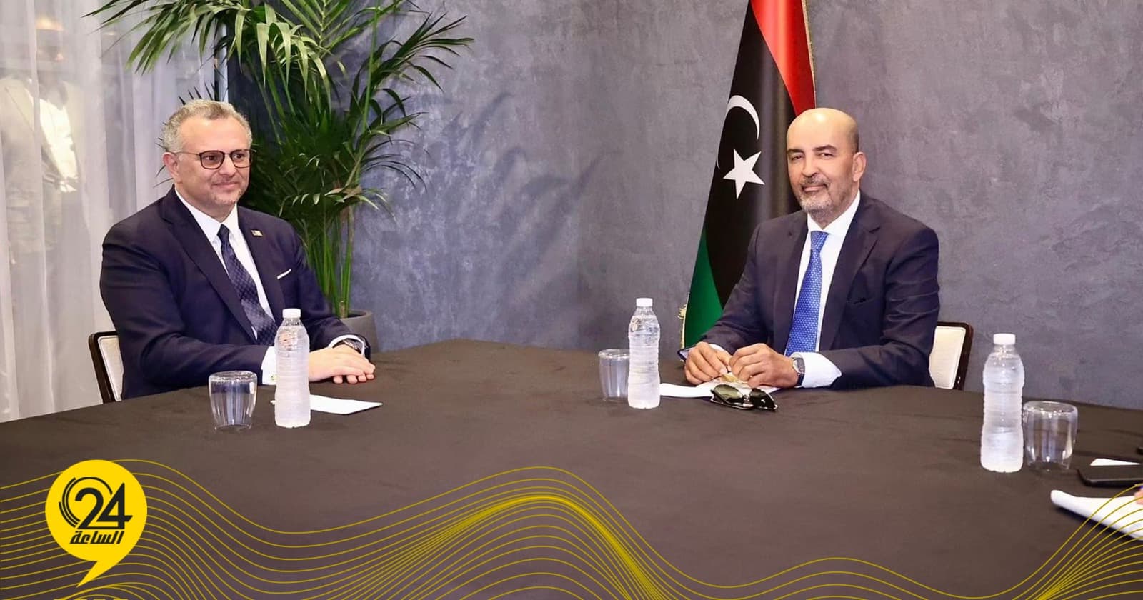 Al-Koni and Polis Discuss Support for the Political Process in Libya