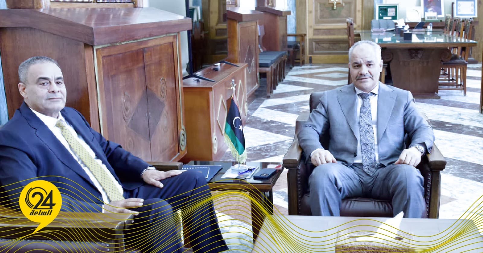 المركزي: المحافظ ناقش مع المستشار المالي لدبيبة الإنفاق العام في إطاره الموحد