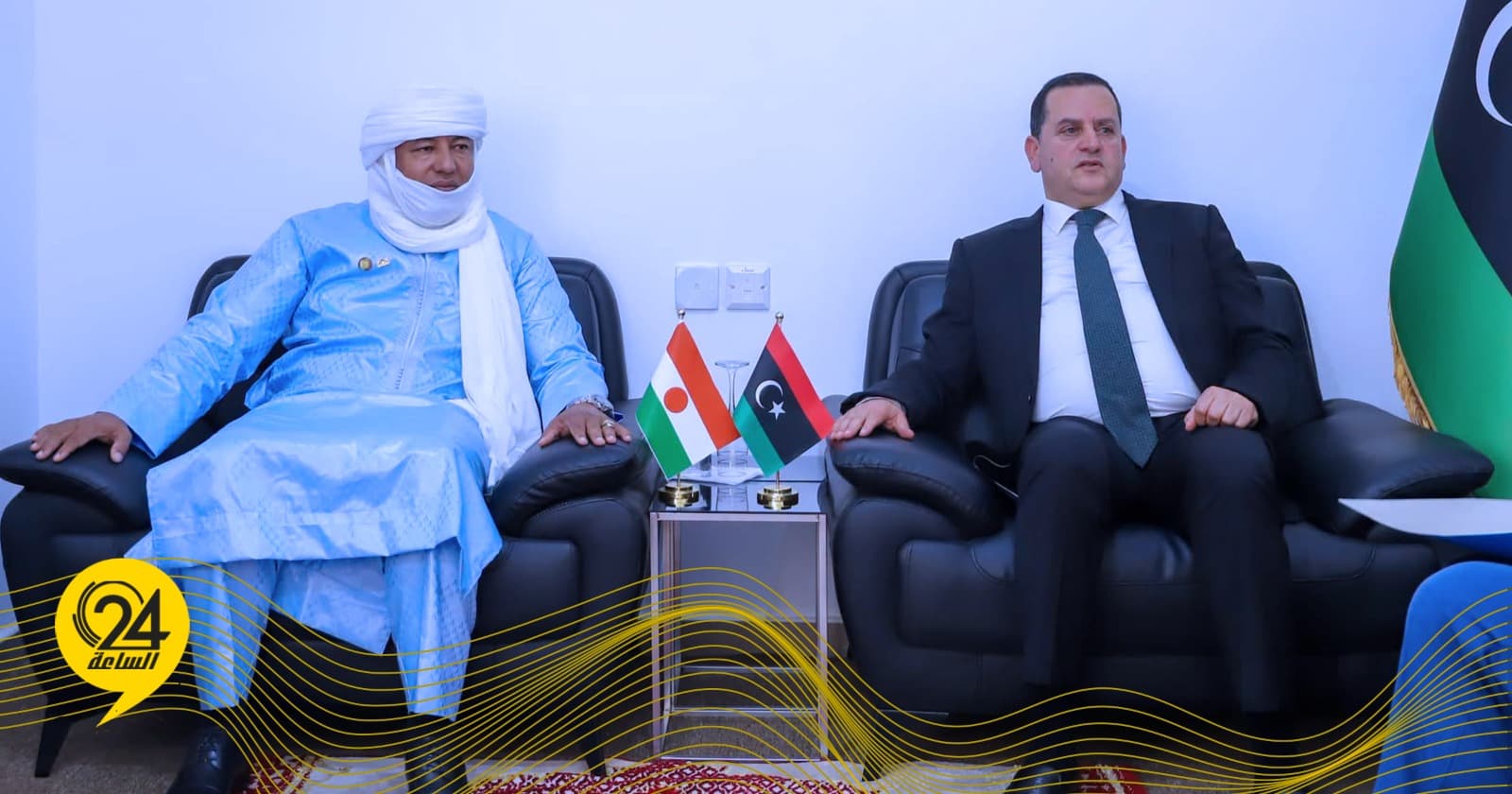الحويج يستلم أوراق اعتماد القنصل العام لجمهورية النيجر لدى ليبيا