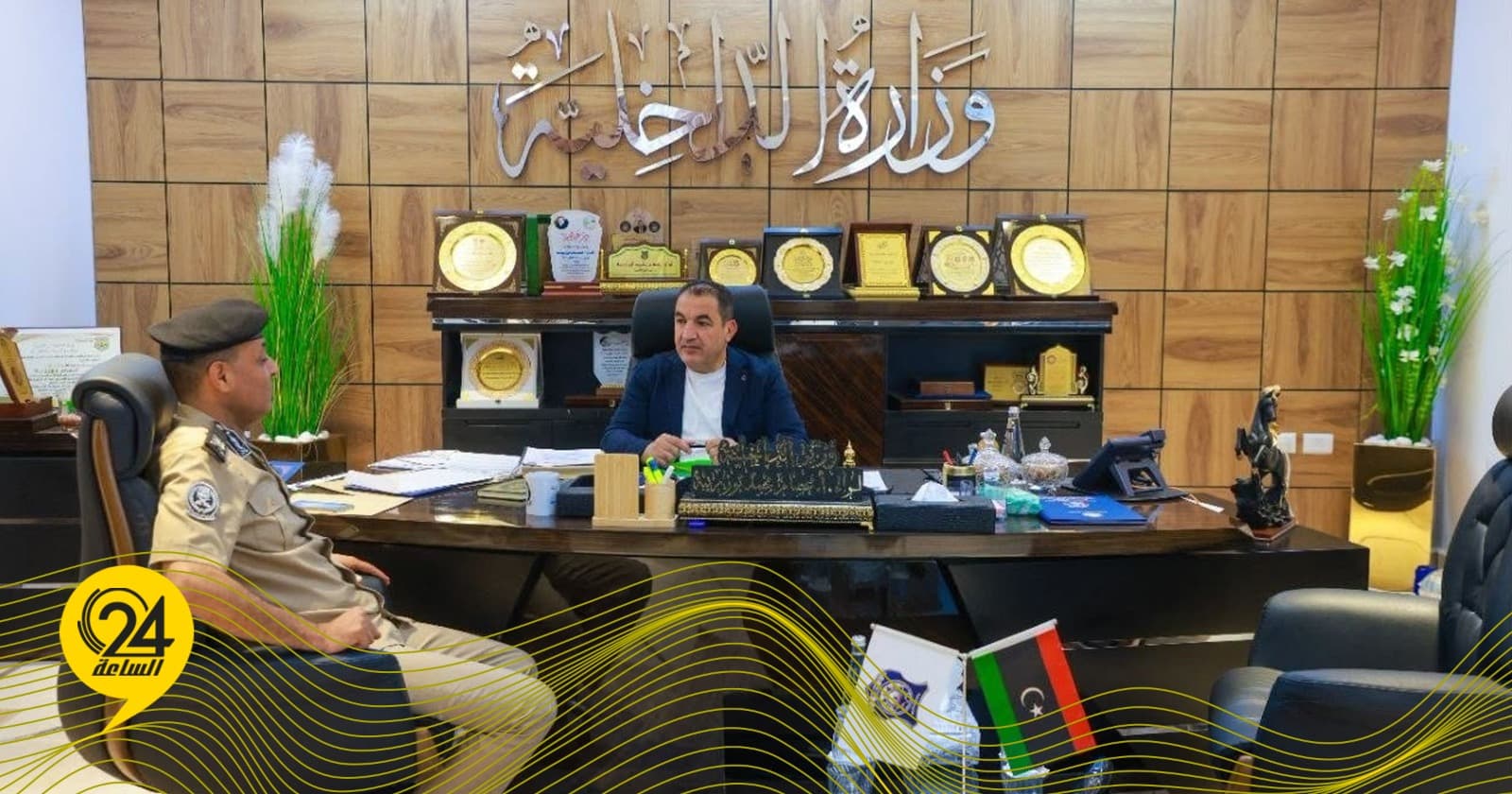 أبو زريبة يبحث خطة تأمين المؤسسات التعليمية