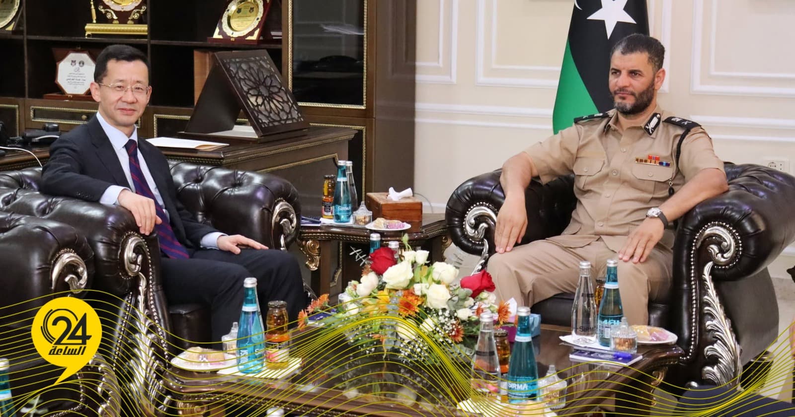 Chinese ambassador and Al-Trabulsie discuss crime cooperation