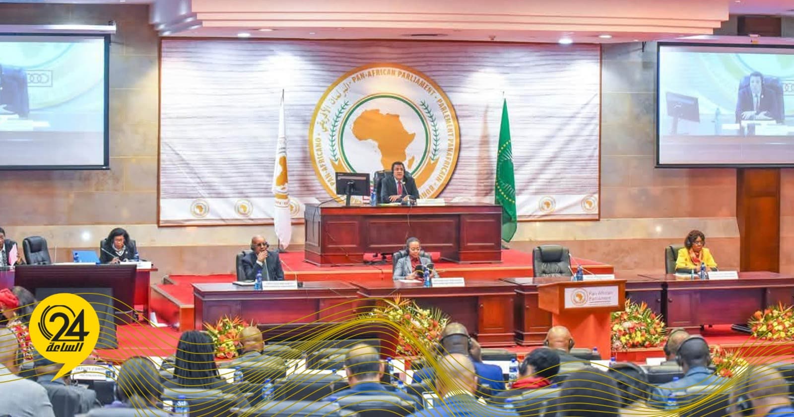 Libyan delegates at African Trade Meeting