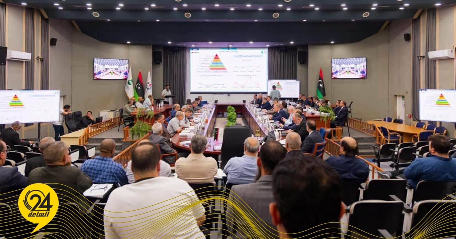 Oil Firm and Arab Gulf Discuss Performance and Production in Benghazi