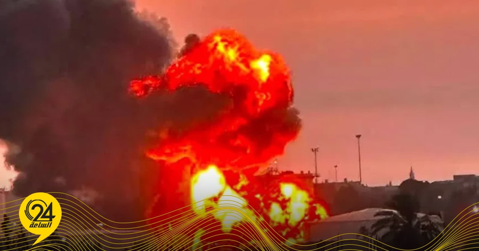 "Nova" burns 13 million liters at Zawiya refinery