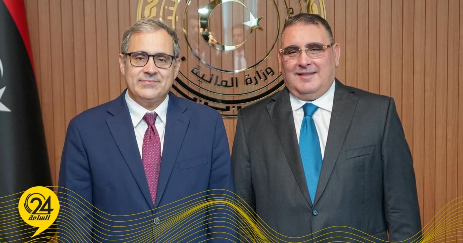 Abu Ghafa reviews Libya's finances for US advisor