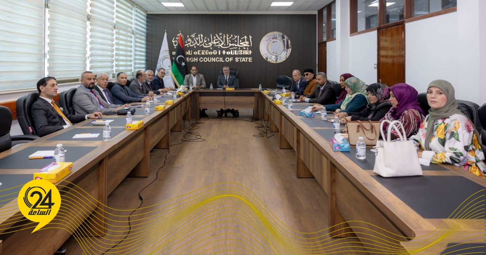 مجلس الدولة يناقش مع تجمع الأحزاب مستقبل المسار الديمقراطي
