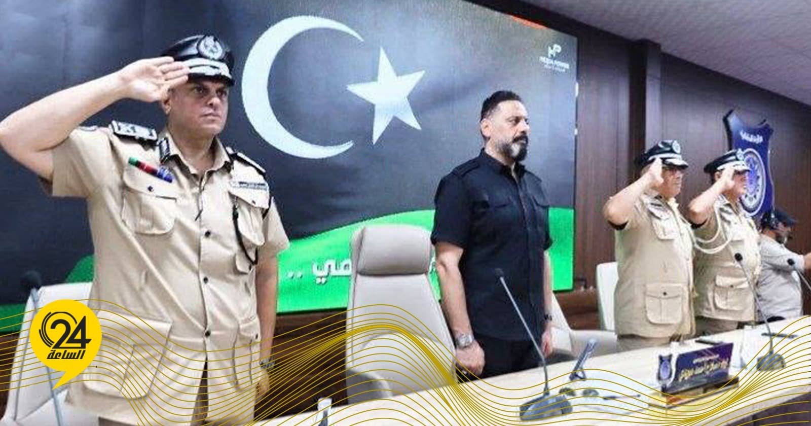 هويدي يناقش تحسين أداء قسم البحث الجنائي ببنغازي