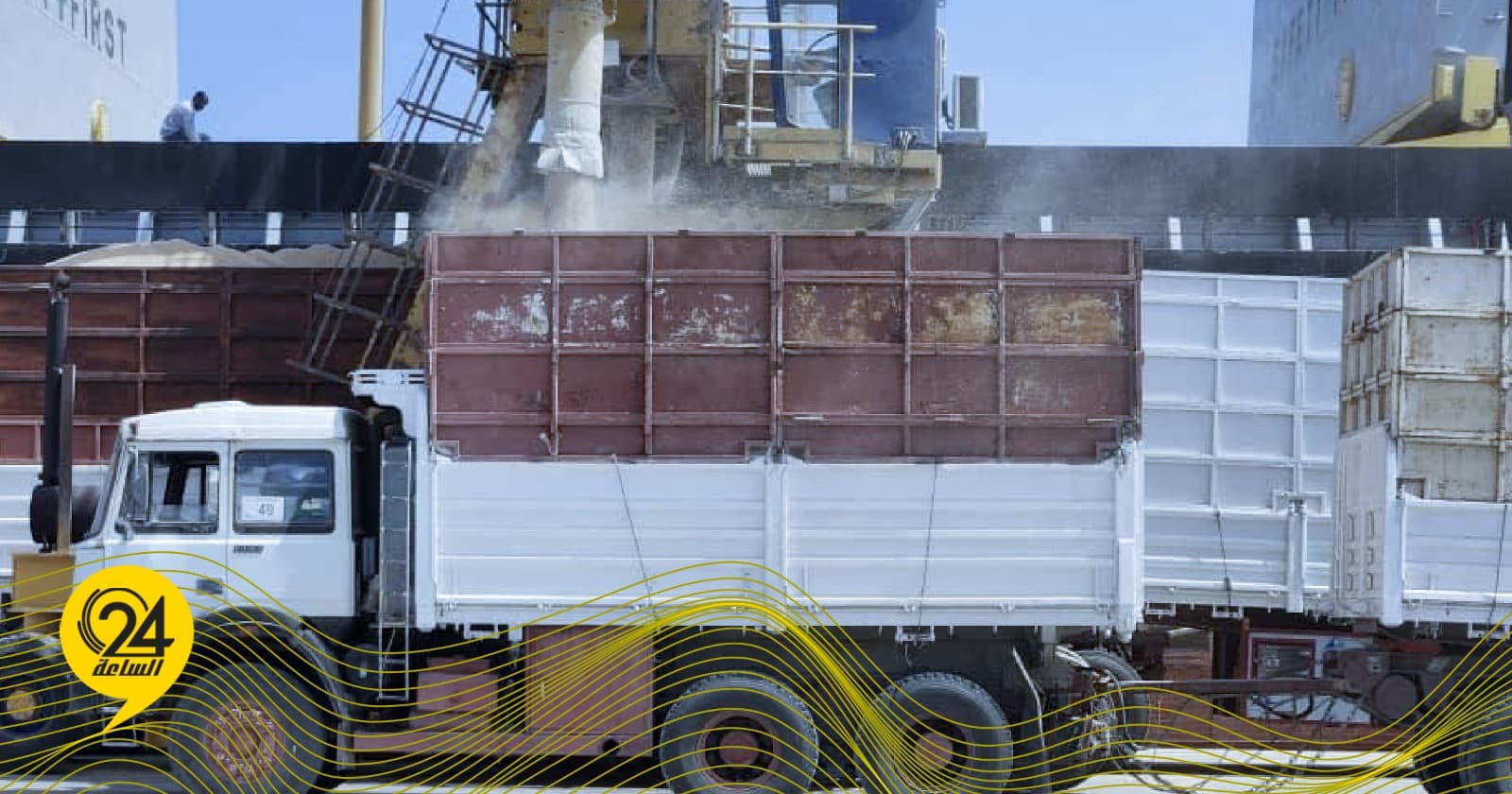 Jleiana Port Imports 587K Tons of Grain