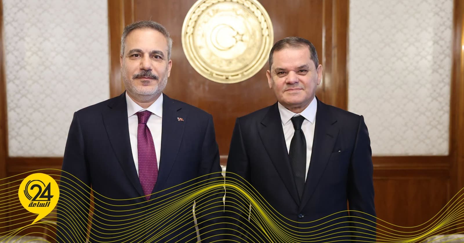 Al-Dbaiba meets Turkish Foreign Minister on Libya