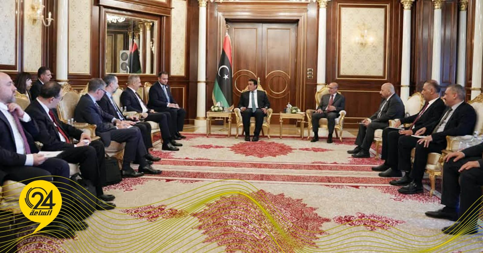 المنفي واللافي يناقشان مع الوزير التركي مستجدات ليبيا