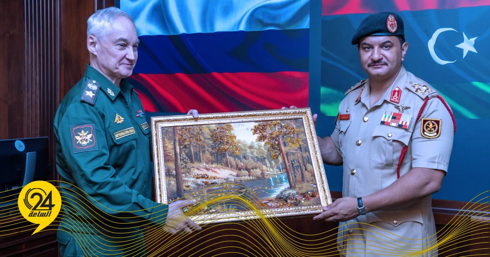 Russian Defense Minister lauds Libya military role