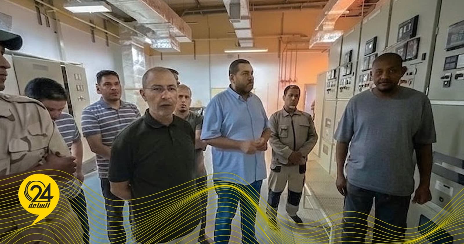 عودة الكهرباء وإعادة تشغيل منظومة الحساونة