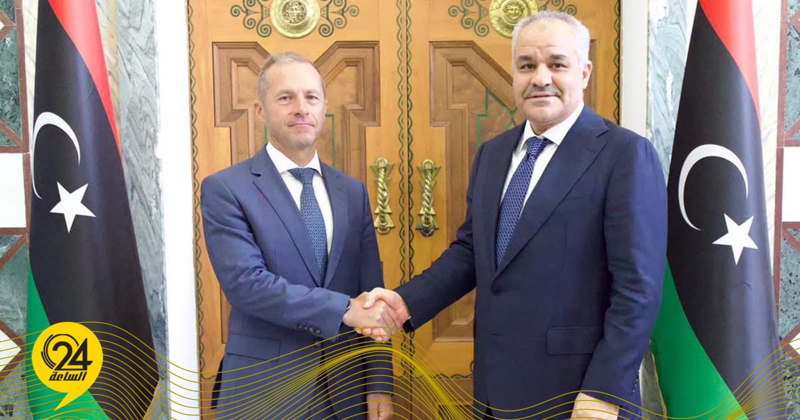 Libya Central Bank Chief Meets with French Envoy