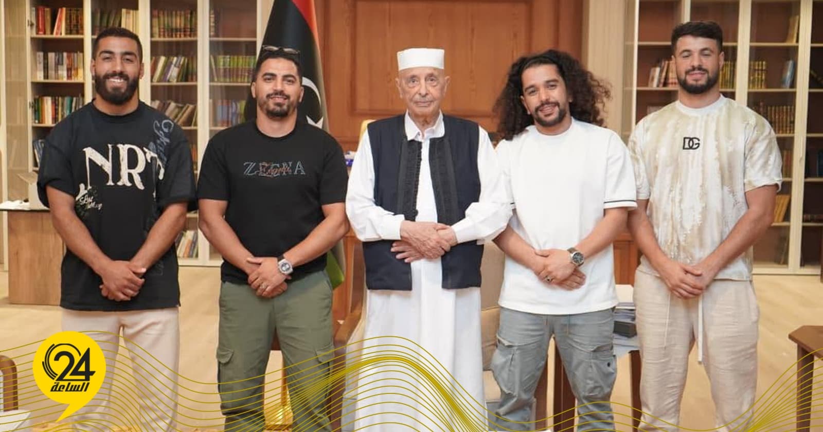 Aguila Saleh holds talks with freed Libyan youth