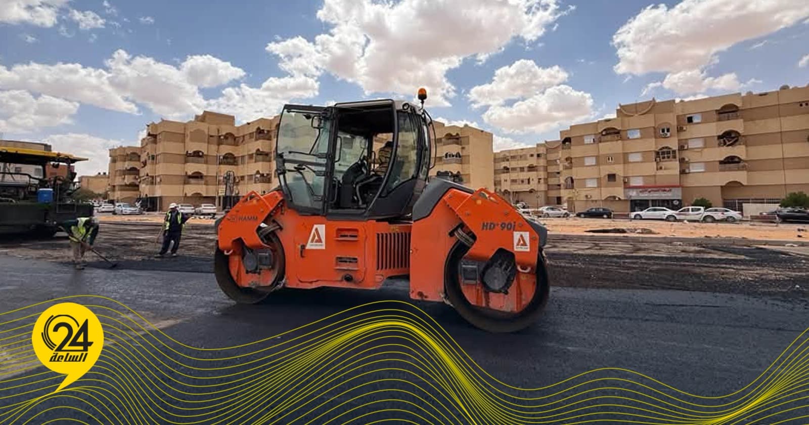 الوطني للتنمية يواصل تطوير شارع جمال عبدالناصر ومحيط جسر بطل العبور