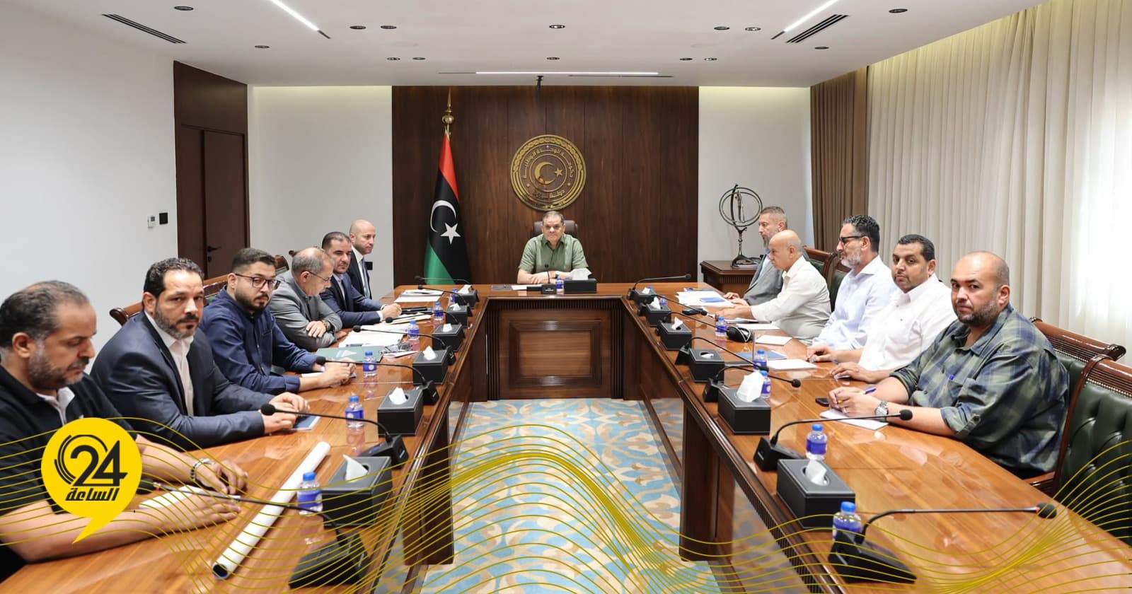 الدبيبة يدعو لتحسين صرف الصحي للمواطنين