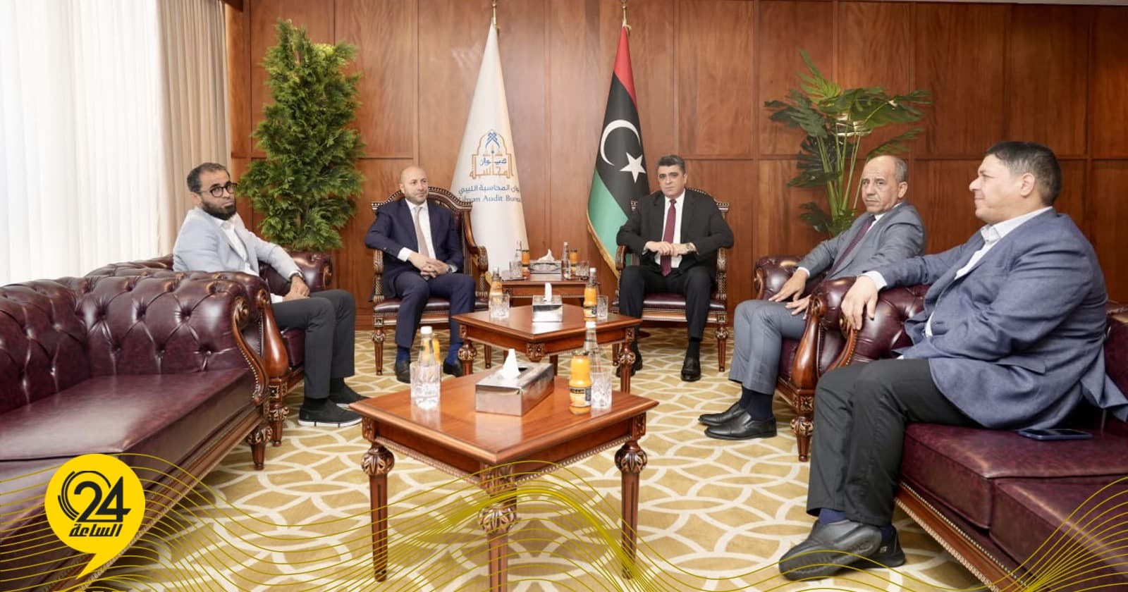 شكشك يتبادل الرؤى مع بن غلبون
