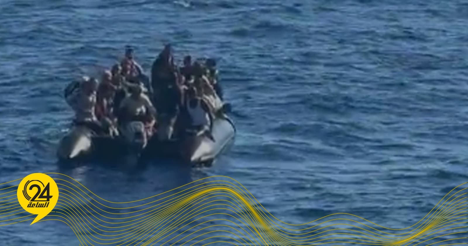 Rescue of 34 migrants near Tobruk