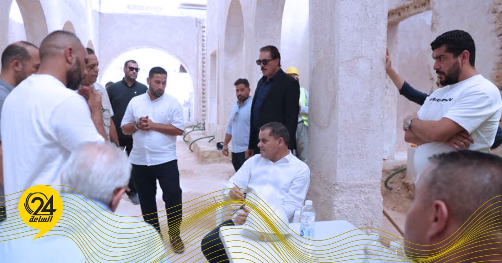 الدبيبة يزور مشاريع مصراتة ويثمن التقدم
