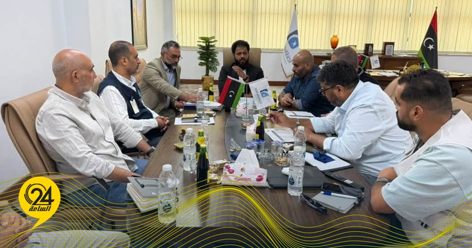 الوطني للتنمية والبريقة يناقشان مشروع سرت