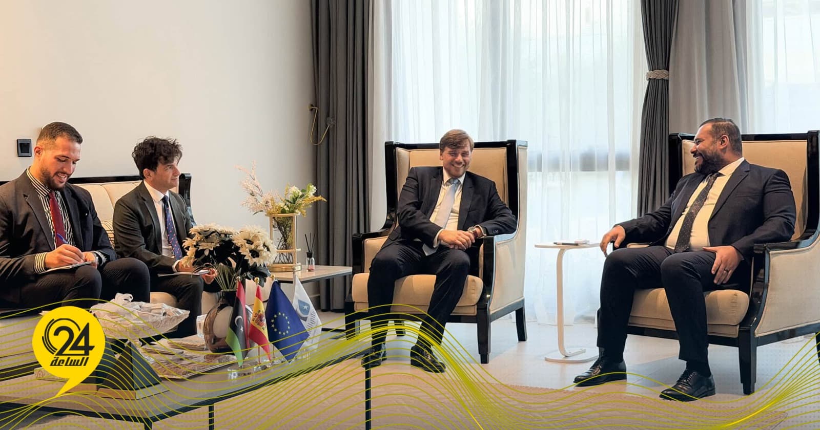 Al-Fergani and Spanish ambassador discuss boosting ties