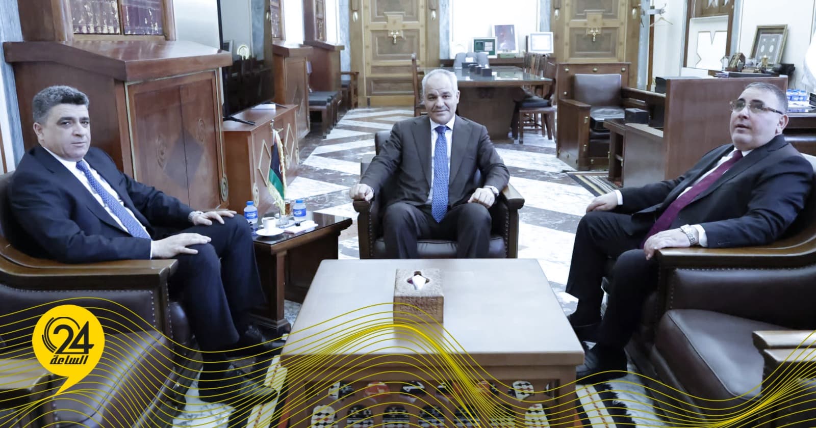 Isa reviews economic reform files with Shishkesh and Dbeibah