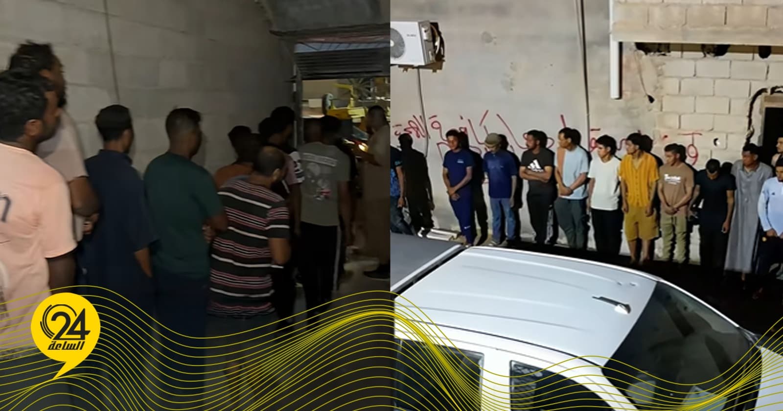 بنغازي تنفذ حملة أمنية وتضبط 63 مهاجراً