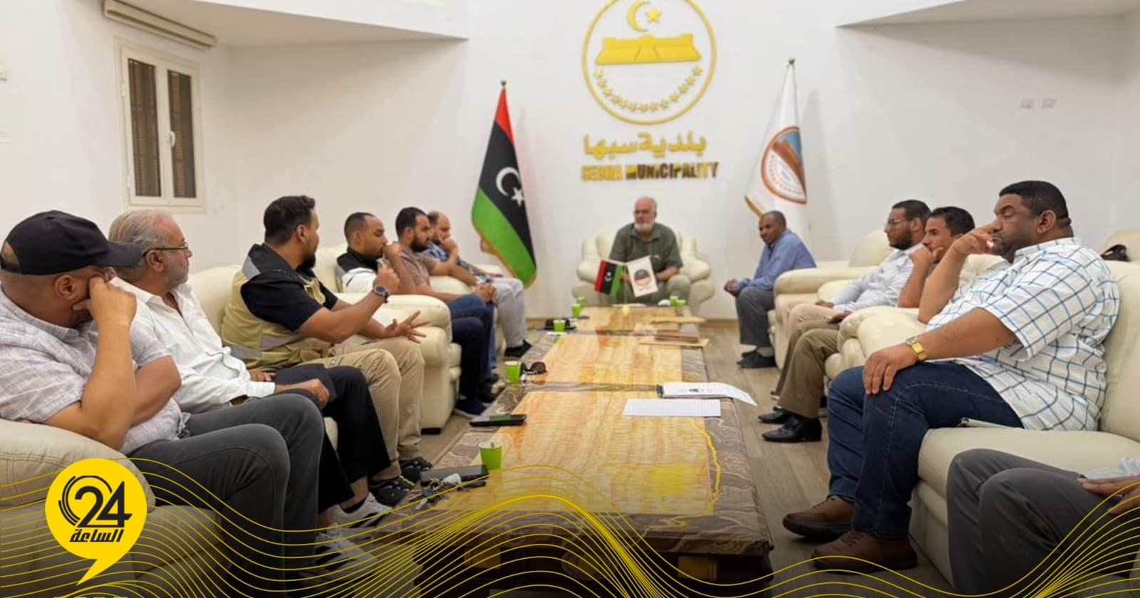 لجنة الأزمة بسبها تناقش مواجهة اضطرابات الطقس