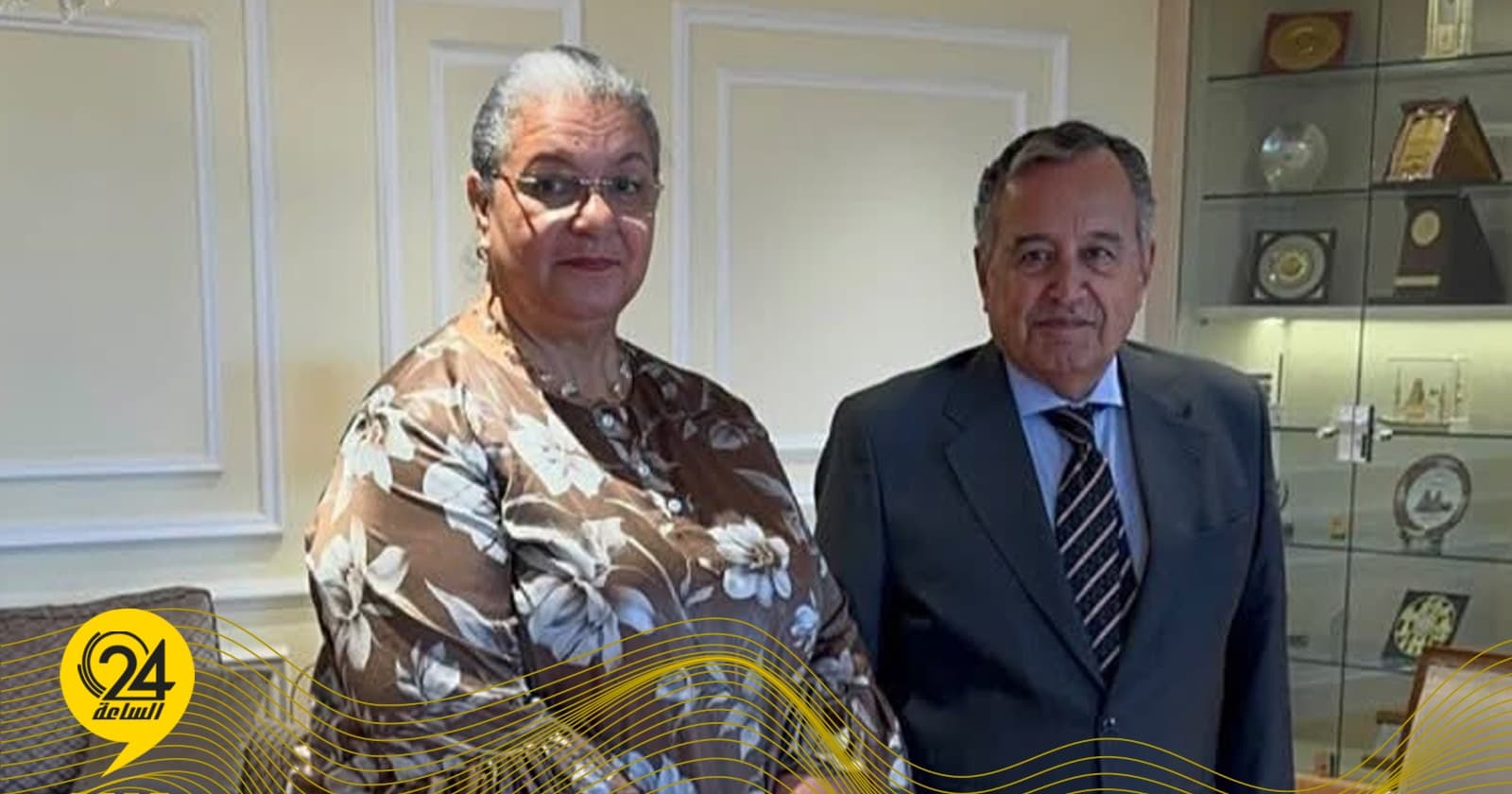 Taytah Discusses 4+4 Plans with Arab League Secretary