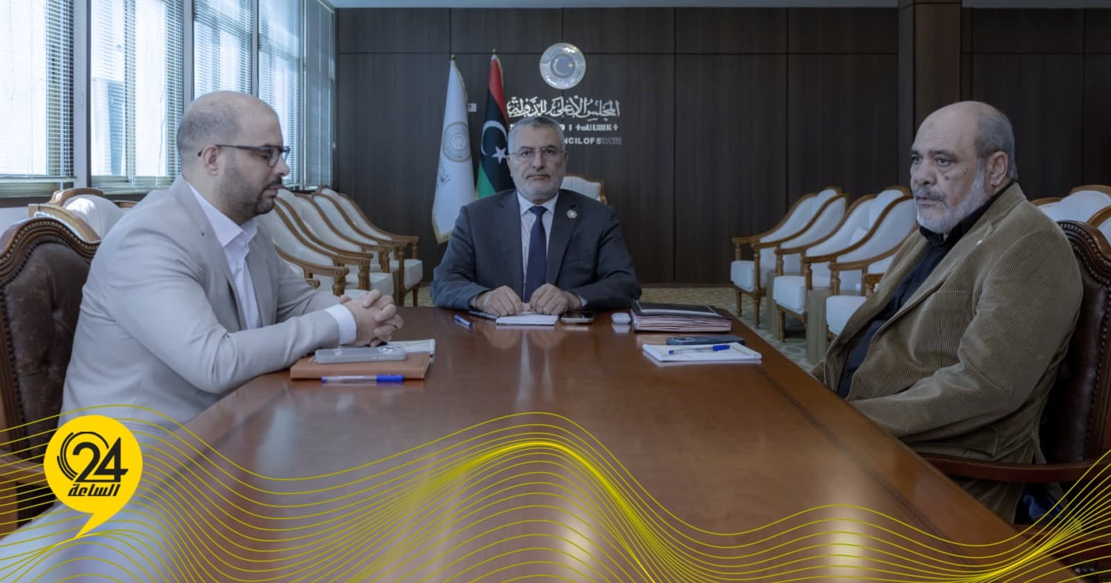 Takala reviews political updates with Boushah and Dbarz
