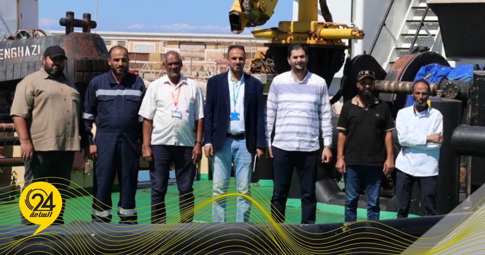 لجنة التدقيق تزور ميناء البريقة