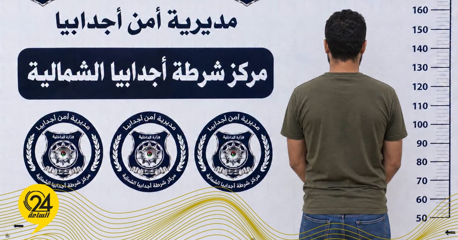 مديرية أجدابيا تضبط محكوما بالسجن