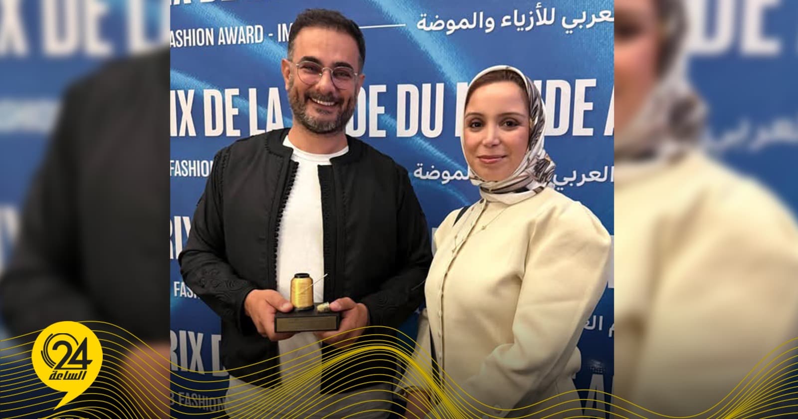 Libyan diplomat attends Paris fashion awards