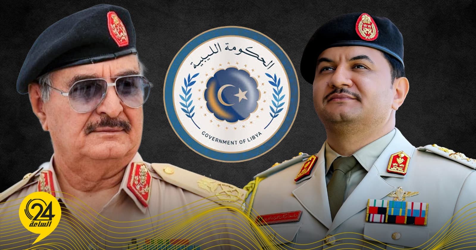 ليبيا تهنئ القائد العام ونائبه على دخول بنغازي