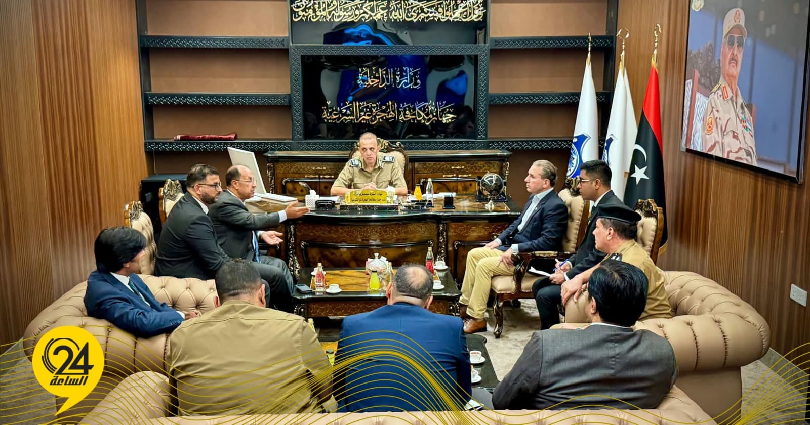 بوحرارة يبحث مع السفير الباكستاني ترحيل المهاجرين