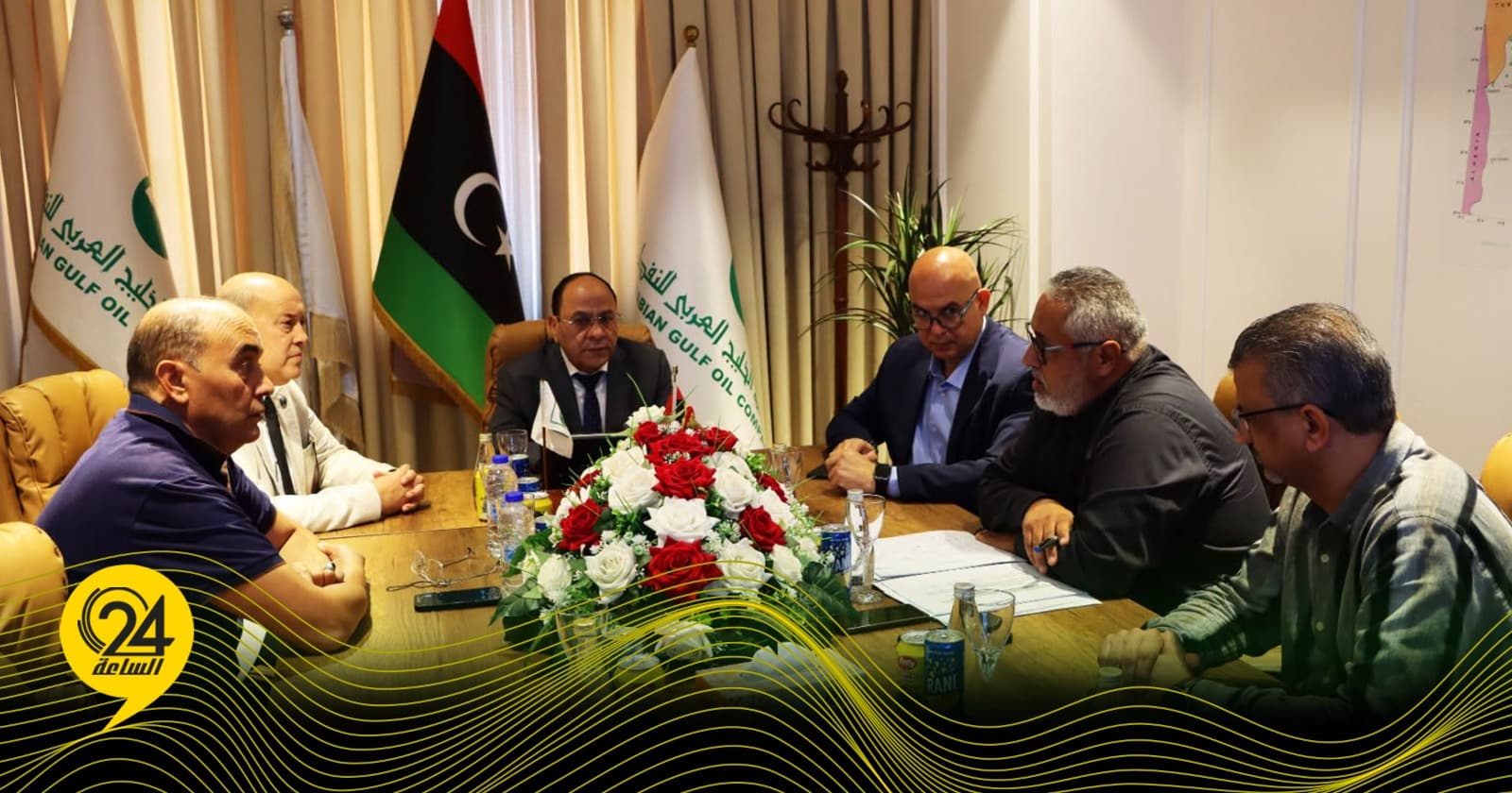 شركة الخليج العربي تستعرض مشاريع النافورة