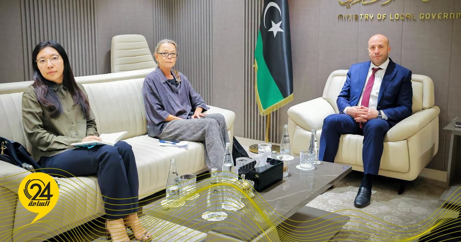 Titi and Ben Ghalboun on Libya aid