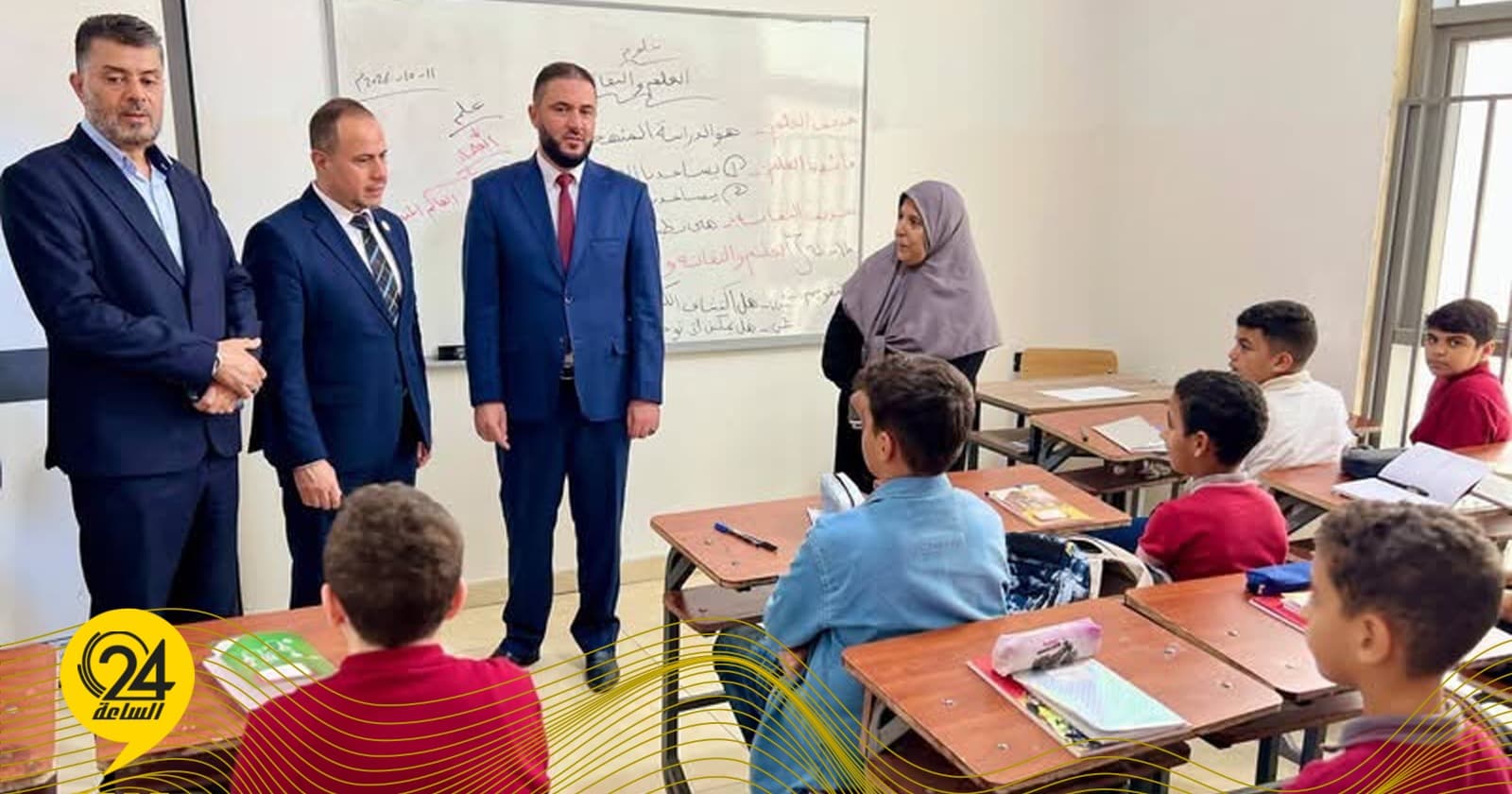 وزيرا التعليم والزراعة يتفقدان مدارس بتاجوراء