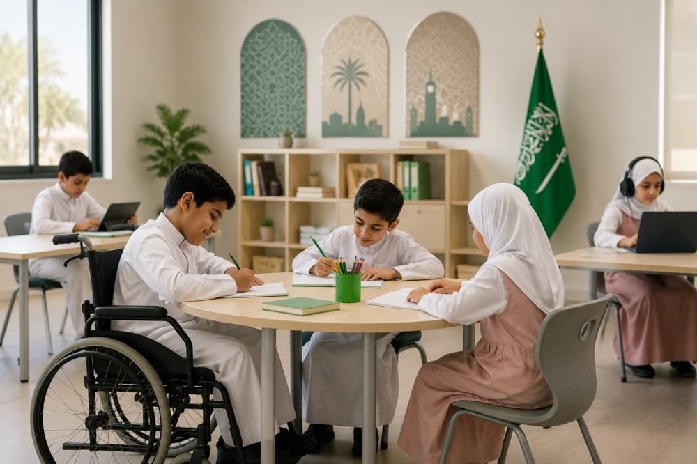 خدمات تعليمية للمعاقين المنوّمين