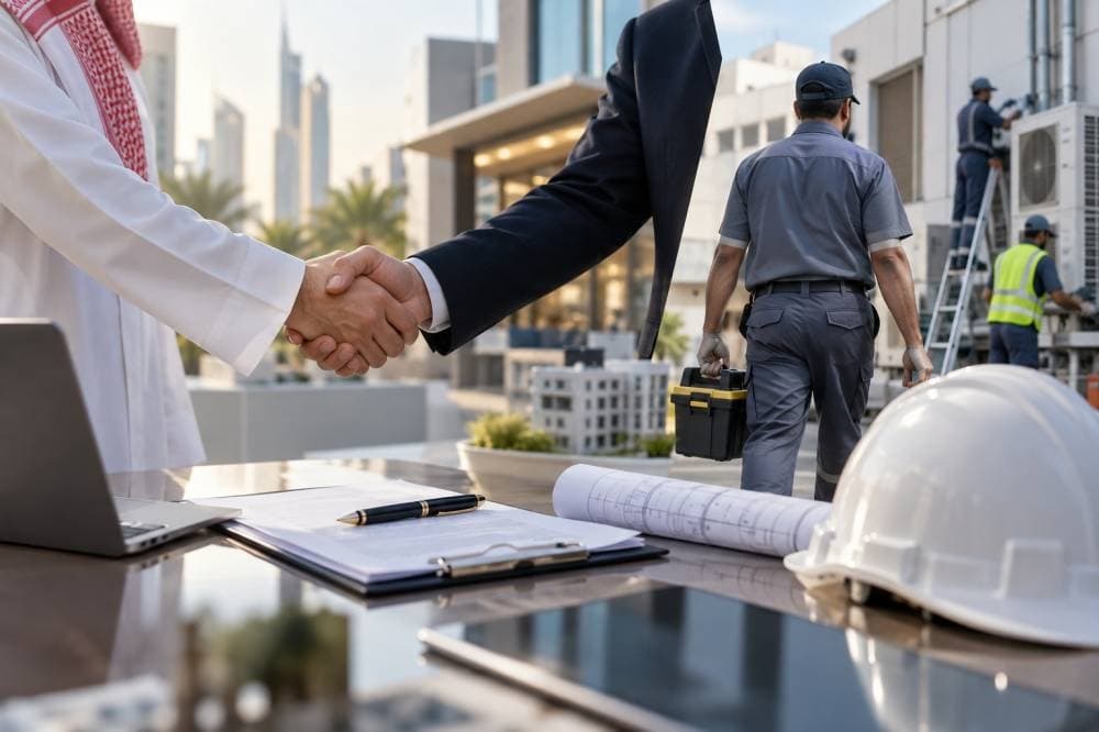 Maintenance firms delegate tasks to subcontractors