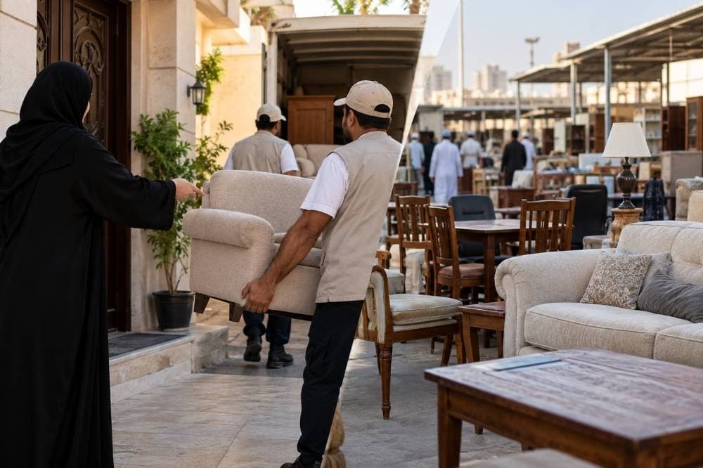 منزل المتبرع وسوق المستعمل