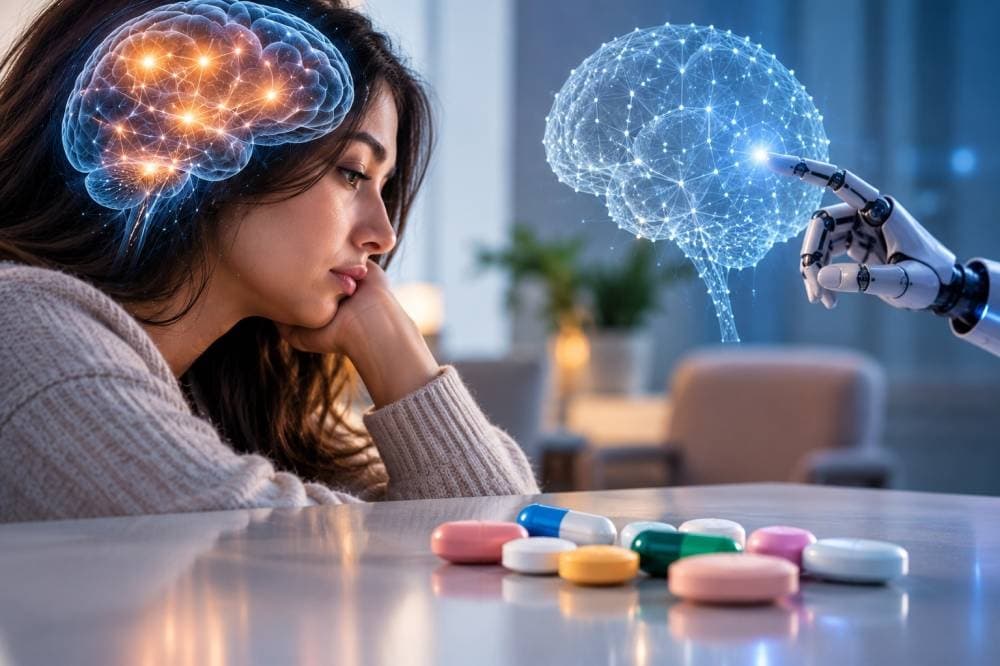 هل يساهم الذكاء الاصطناعي في حل أدوية الاكتئاب