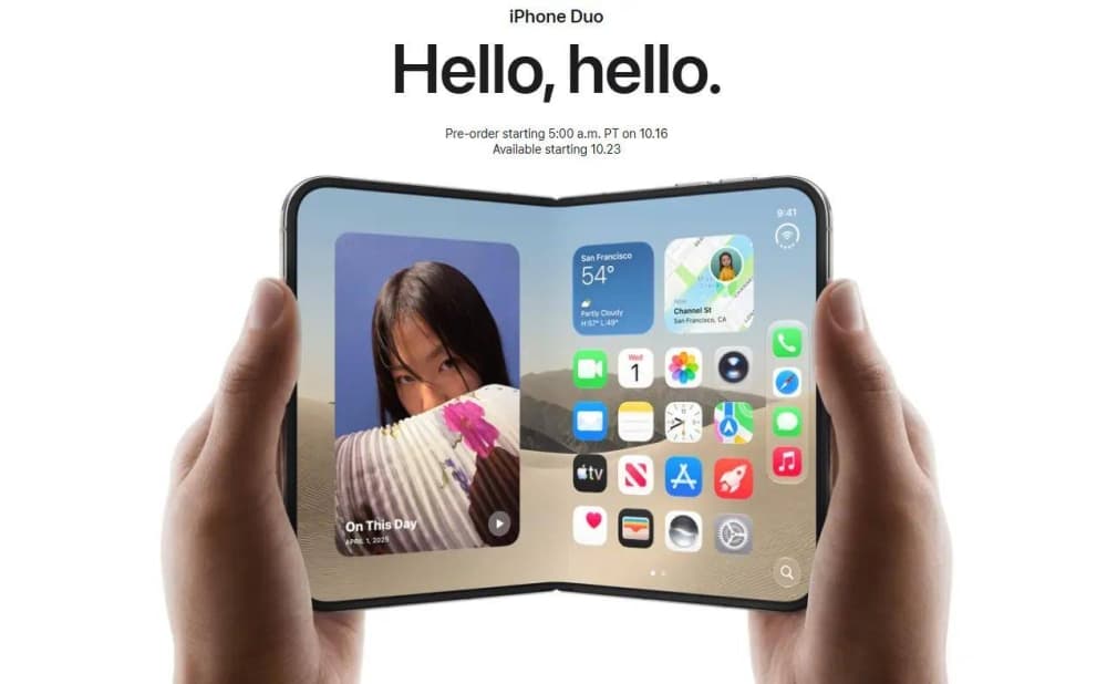 Limits of foldable iPhone experience in Arabic