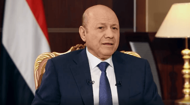 العليمي: الحوثي يهدد الشعب بأجندة إيران